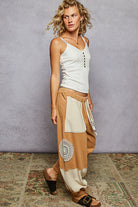 POL Boho Patchwork Crochet Pocket Pants-pants-Krush Kandy, Women's Online Fashion Boutique Located in Phoenix, Arizona (Scottsdale Area)