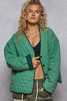 POL Reversible Quilted Plaid Jacket-Jackets-Krush Kandy, Women's Online Fashion Boutique Located in Phoenix, Arizona (Scottsdale Area)