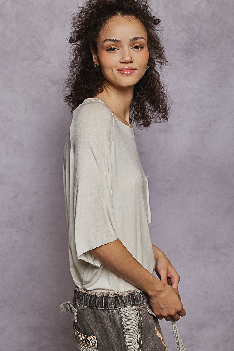 POL Vintage Washed Short Sleeve-Tops-Krush Kandy, Women's Online Fashion Boutique Located in Phoenix, Arizona (Scottsdale Area)