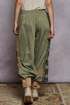 POL Plaid Contrast French Terry Jogger Pants-pants-Krush Kandy, Women's Online Fashion Boutique Located in Phoenix, Arizona (Scottsdale Area)