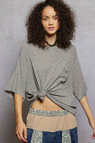 POL Vintage Washed Short Sleeve-Tops-Krush Kandy, Women's Online Fashion Boutique Located in Phoenix, Arizona (Scottsdale Area)