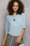 POL Vintage Washed Short Sleeve-Tops-Krush Kandy, Women's Online Fashion Boutique Located in Phoenix, Arizona (Scottsdale Area)