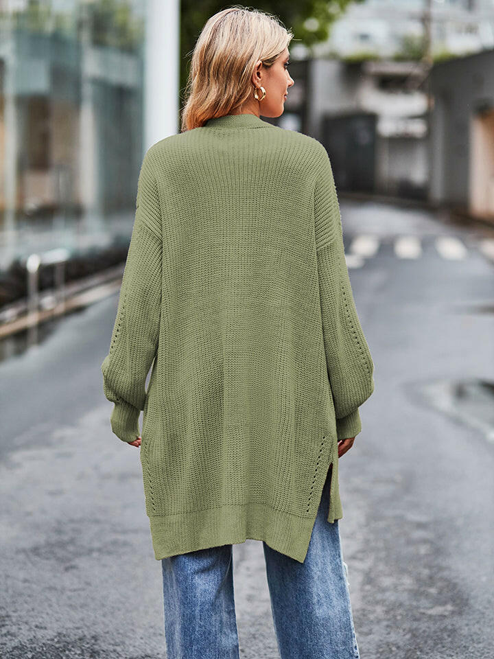 トップス KASSAL OVERSIZED CHUNKY KNIT CARDIGAN 45223-C1_Olive_Pic_2_grande.