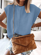 Cap Sleeve Sweater Vest-Krush Kandy, Women's Online Fashion Boutique Located in Phoenix, Arizona (Scottsdale Area)