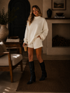 Oversized Sweatshirt and Shorts Lounge Set