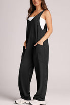 Wide Strap Jumpsuit with Pockets-Jumpsuits & Rompers-Krush Kandy, Women's Online Fashion Boutique Located in Phoenix, Arizona (Scottsdale Area)