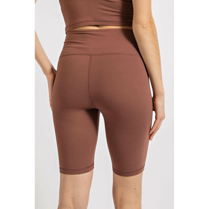 Butter Yoga Biker Shorts-Shorts-Krush Kandy, Women's Online Fashion Boutique Located in Phoenix, Arizona (Scottsdale Area)