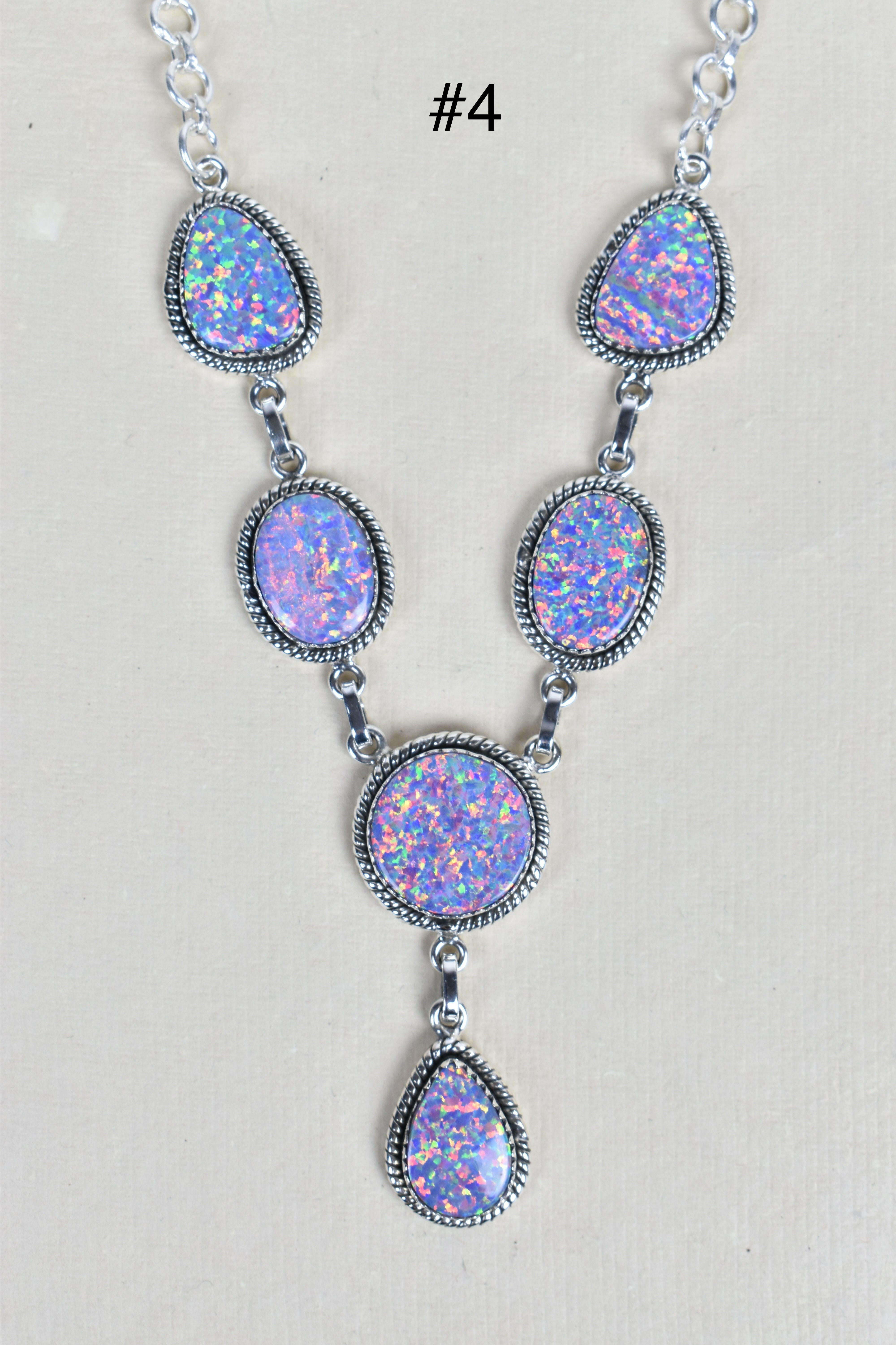 Sterling Silver Y Lariat Gemstone Necklace-Lariat and Y Necklaces-Krush Kandy, Women's Online Fashion Boutique Located in Phoenix, Arizona (Scottsdale Area)