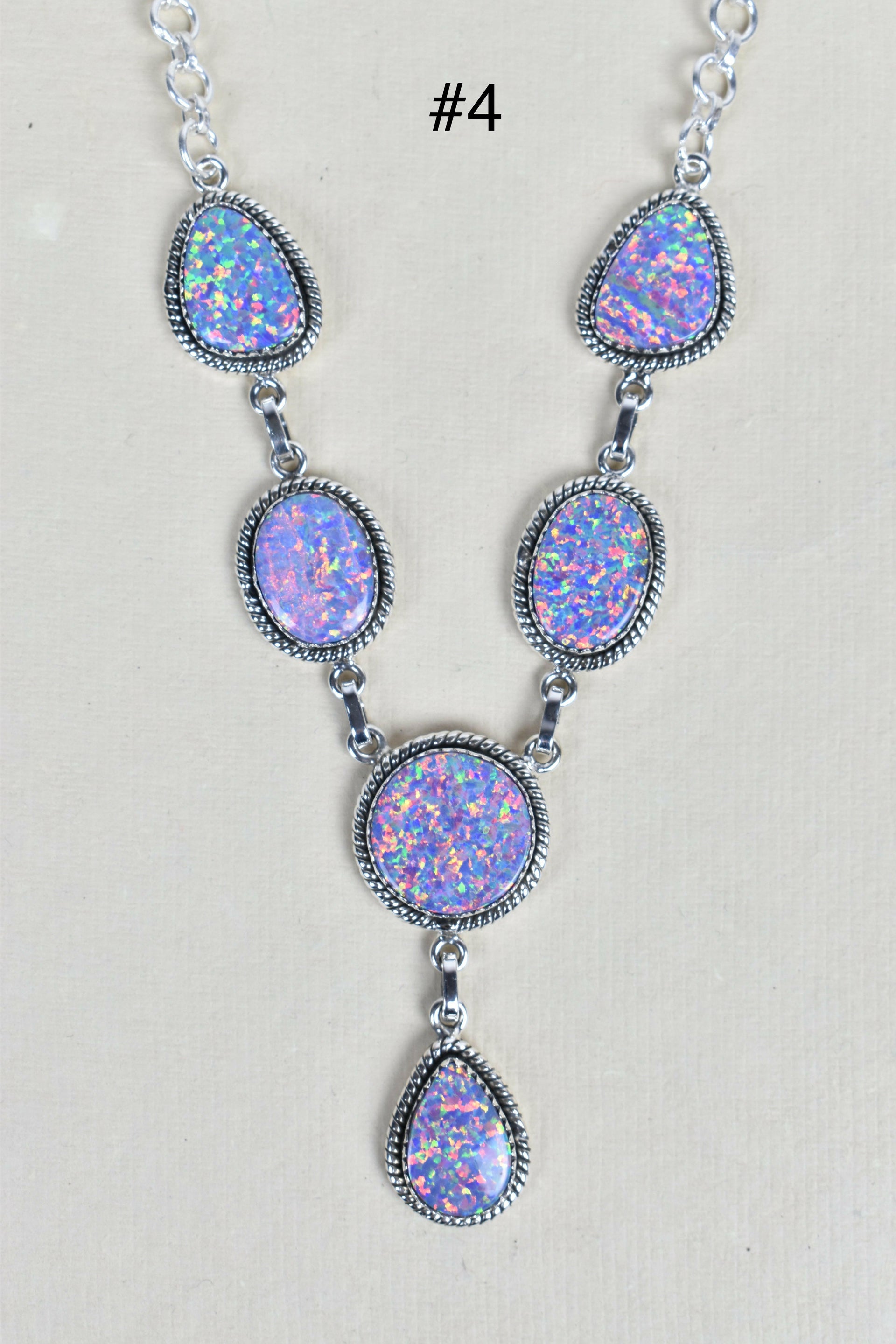 Sterling Silver Y Lariat Gemstone Necklace-Lariat and Y Necklaces-Krush Kandy, Women's Online Fashion Boutique Located in Phoenix, Arizona (Scottsdale Area)