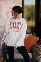 Cozy Season Sweatshirt-Graphic Tees-Krush Kandy, Women's Online Fashion Boutique Located in Phoenix, Arizona (Scottsdale Area)
