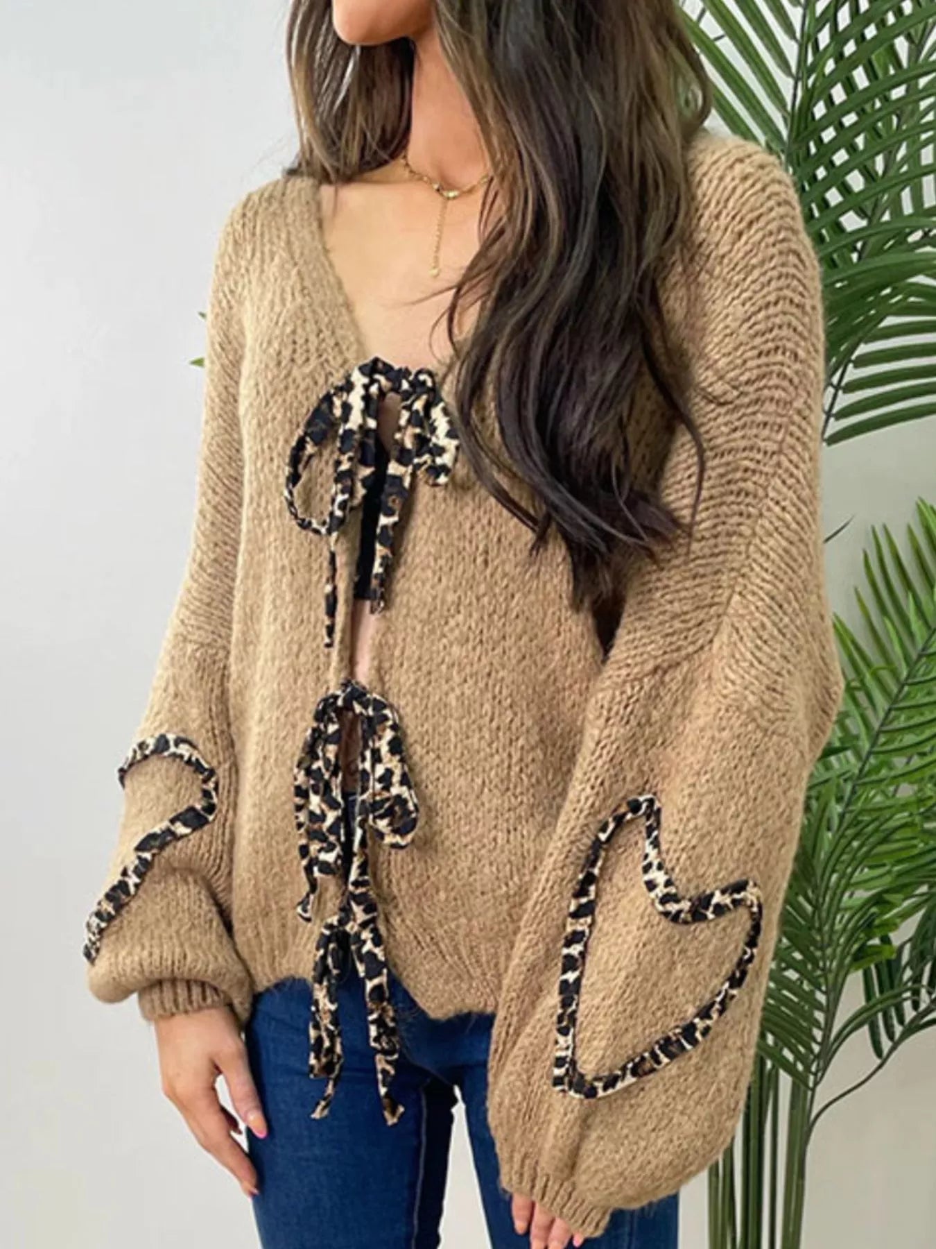 Tie Front Long Sleeve Sweater-Krush Kandy, Women's Online Fashion Boutique Located in Phoenix, Arizona (Scottsdale Area)