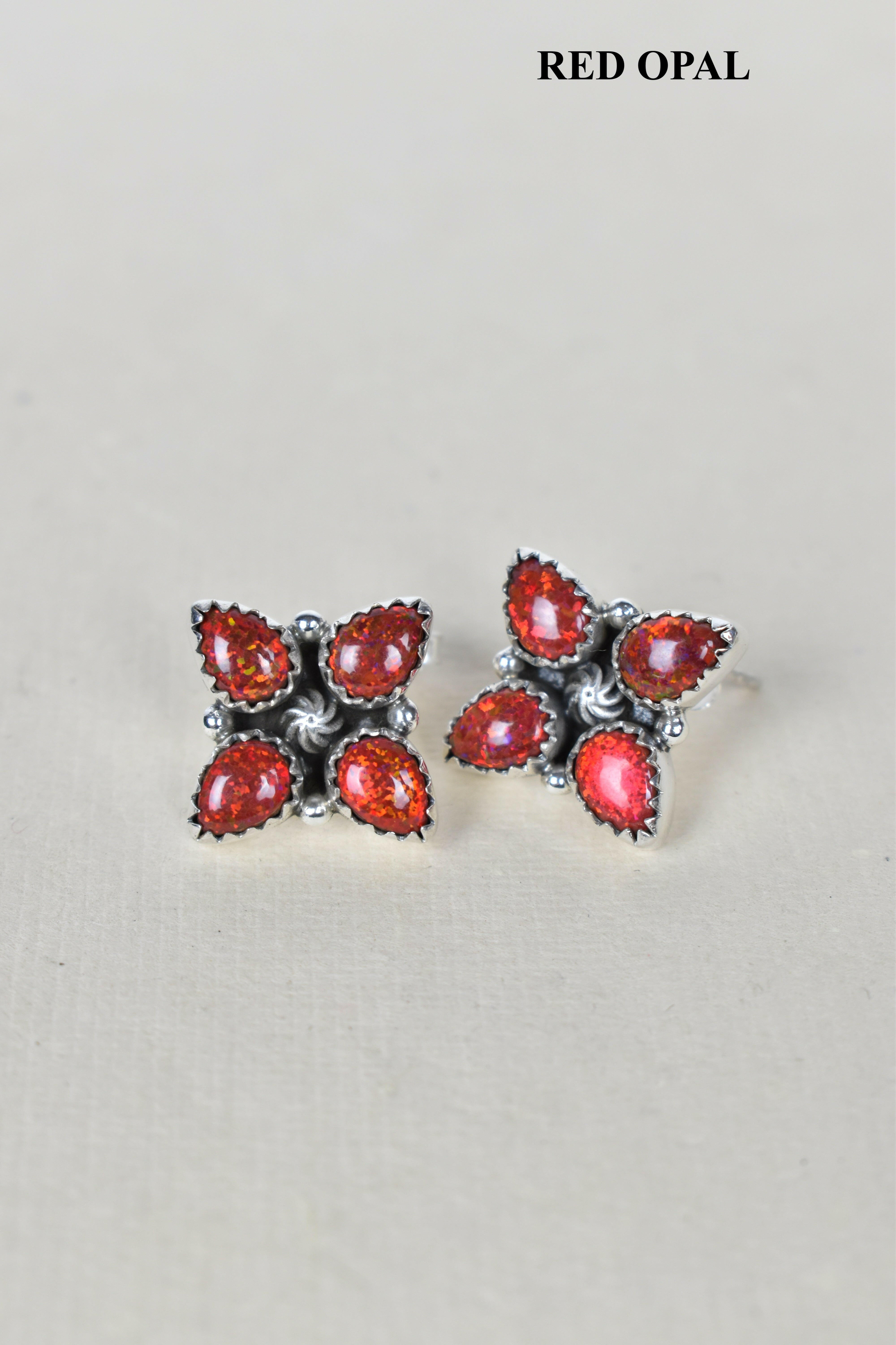 Shirley One of a Kind Stud Cluster Earrings-Stud Earrings-Krush Kandy, Women's Online Fashion Boutique Located in Phoenix, Arizona (Scottsdale Area)