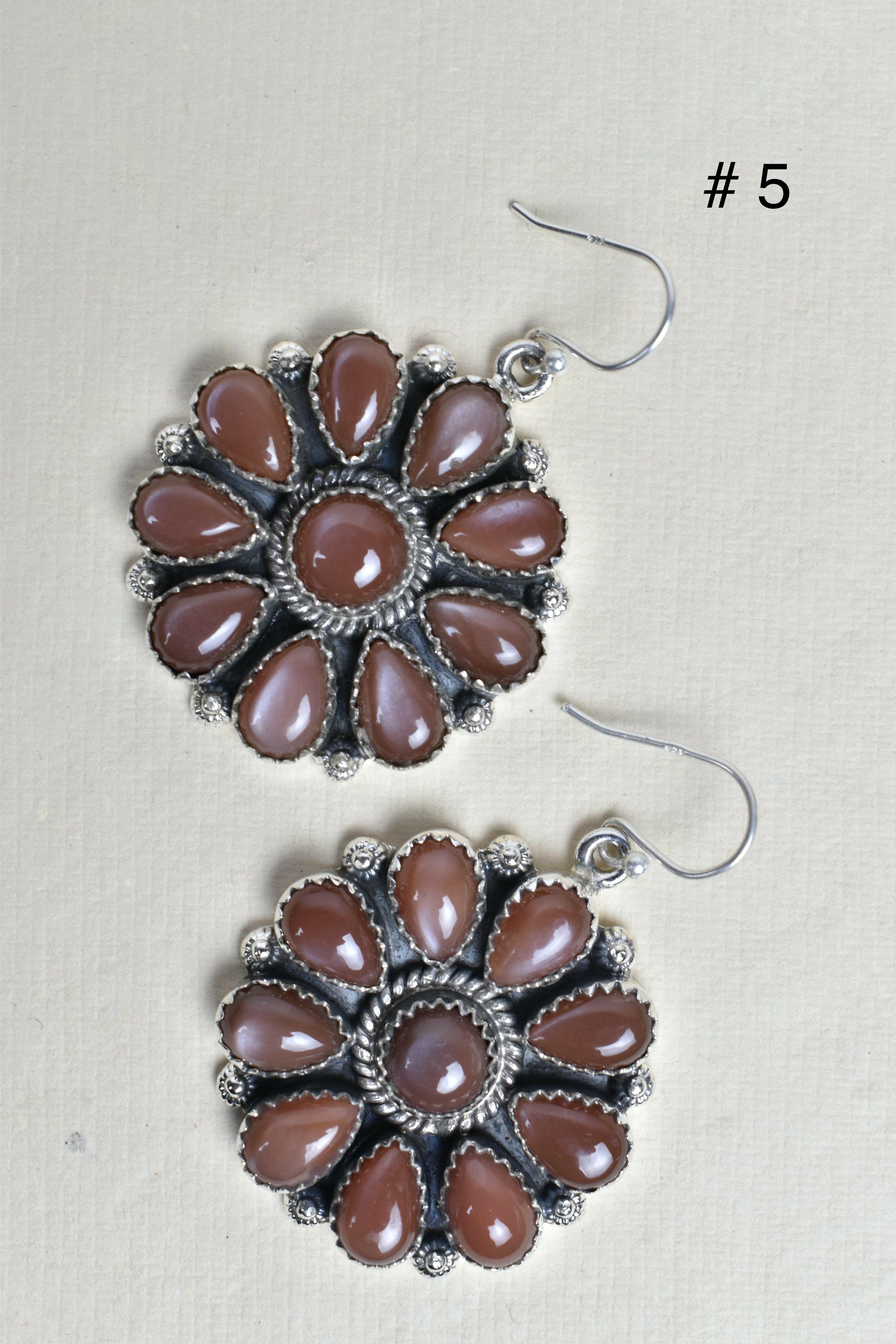 Sterling Silver Concho Cluster Earrings-Stud Earrings-Krush Kandy, Women's Online Fashion Boutique Located in Phoenix, Arizona (Scottsdale Area)