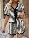Chic Striped Two-Piece Set-tops-Krush Kandy, Women's Online Fashion Boutique Located in Phoenix, Arizona (Scottsdale Area)