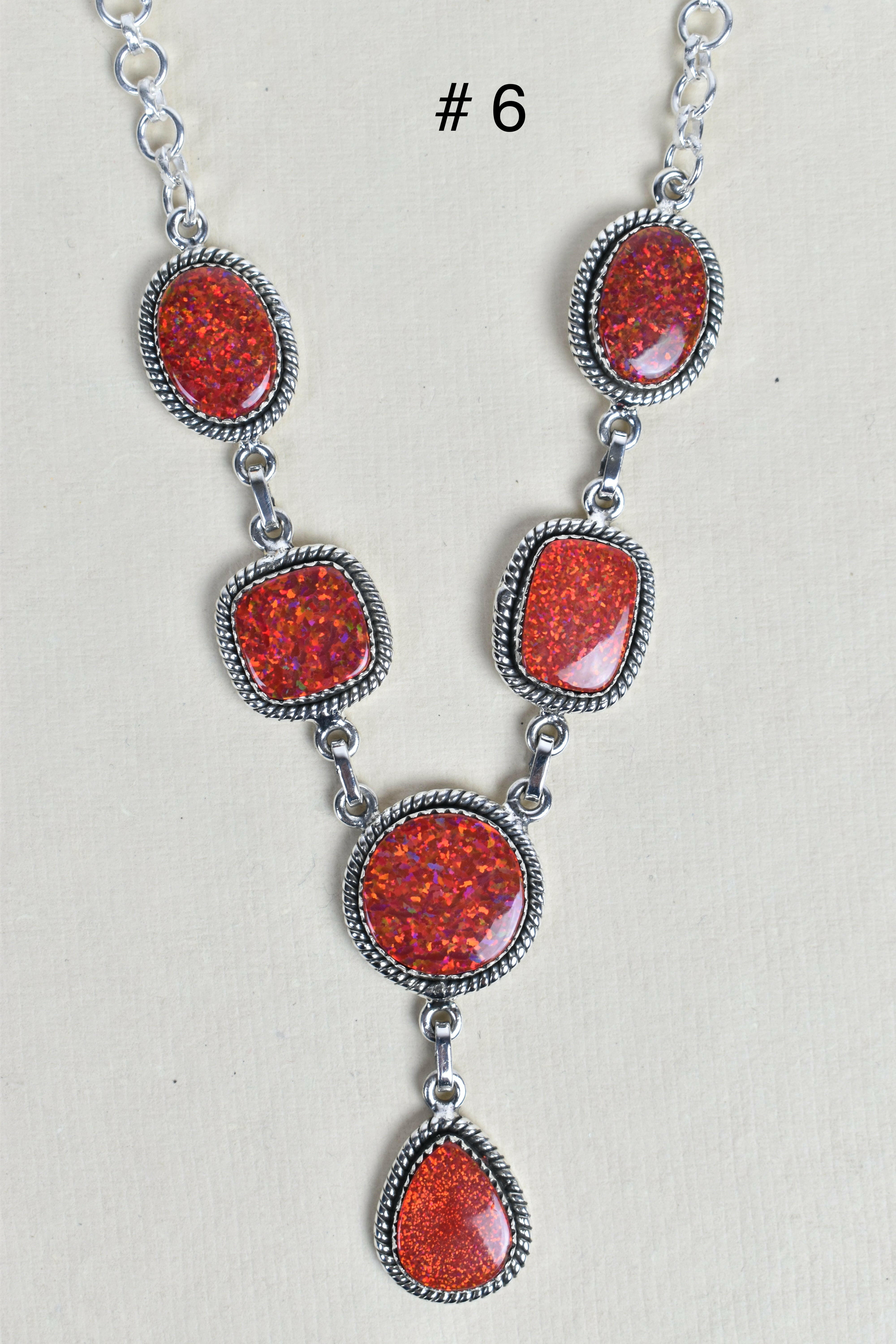 Sterling Silver Y Lariat Gemstone Necklace-Lariat and Y Necklaces-Krush Kandy, Women's Online Fashion Boutique Located in Phoenix, Arizona (Scottsdale Area)