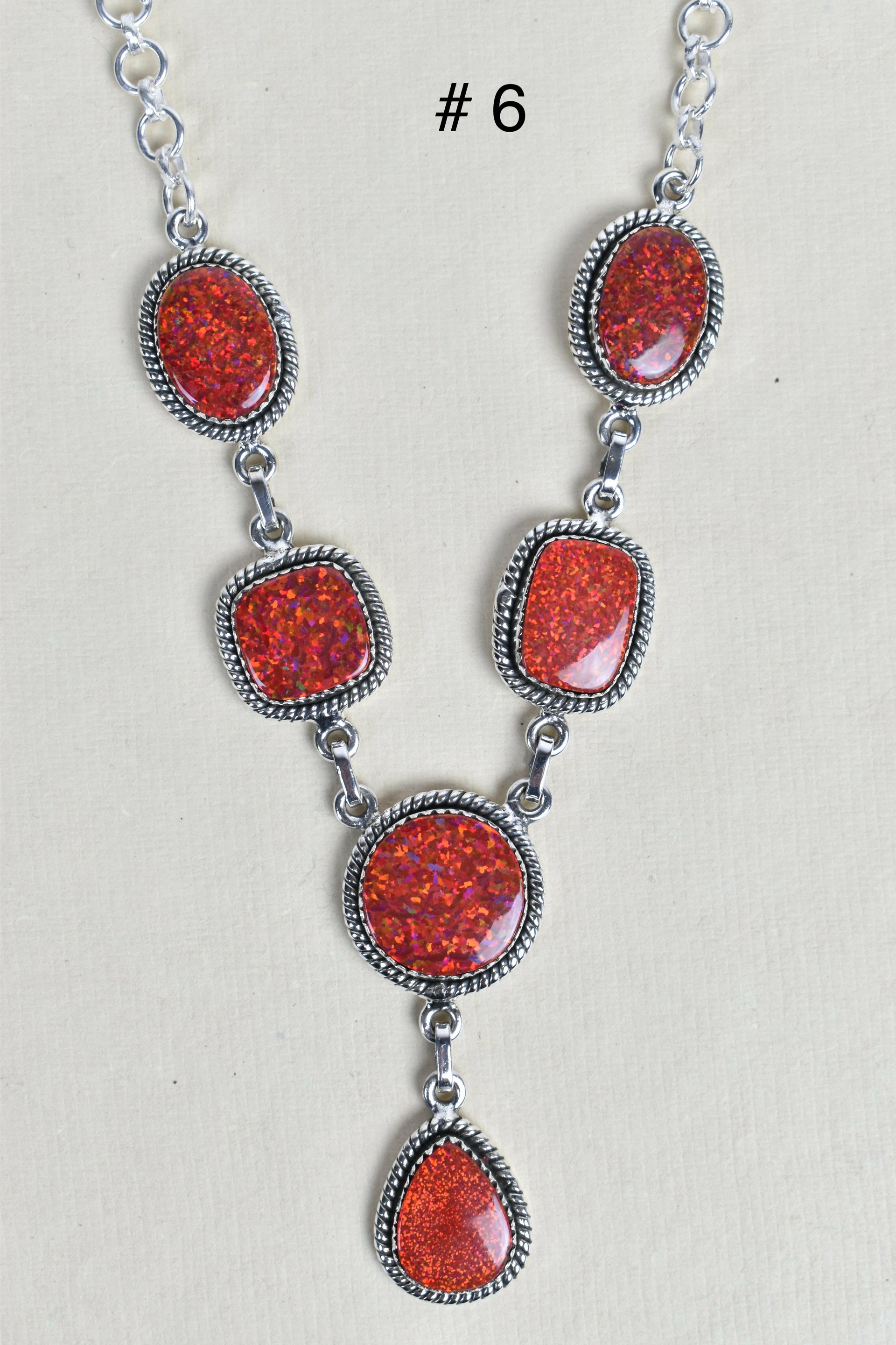 Sterling Silver Y Lariat Gemstone Necklace-Lariat and Y Necklaces-Krush Kandy, Women's Online Fashion Boutique Located in Phoenix, Arizona (Scottsdale Area)