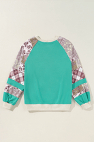 Patchwork Charm Colorblock Pullover-Tops-Krush Kandy, Women's Online Fashion Boutique Located in Phoenix, Arizona (Scottsdale Area)