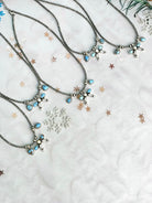 Winter Frost Golden Hills Bow Beads Necklace-Necklaces-Krush Kandy, Women's Online Fashion Boutique Located in Phoenix, Arizona (Scottsdale Area)