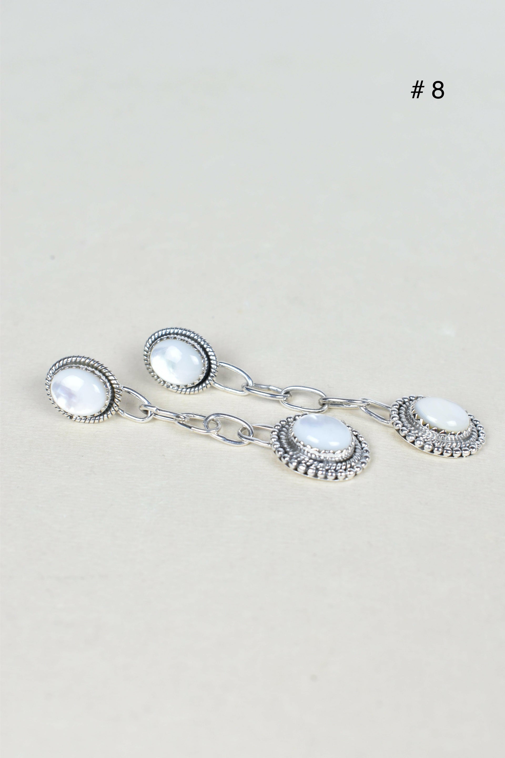 Gem Duet Chain Drop Earrings-Drop Earrings-Krush Kandy, Women's Online Fashion Boutique Located in Phoenix, Arizona (Scottsdale Area)