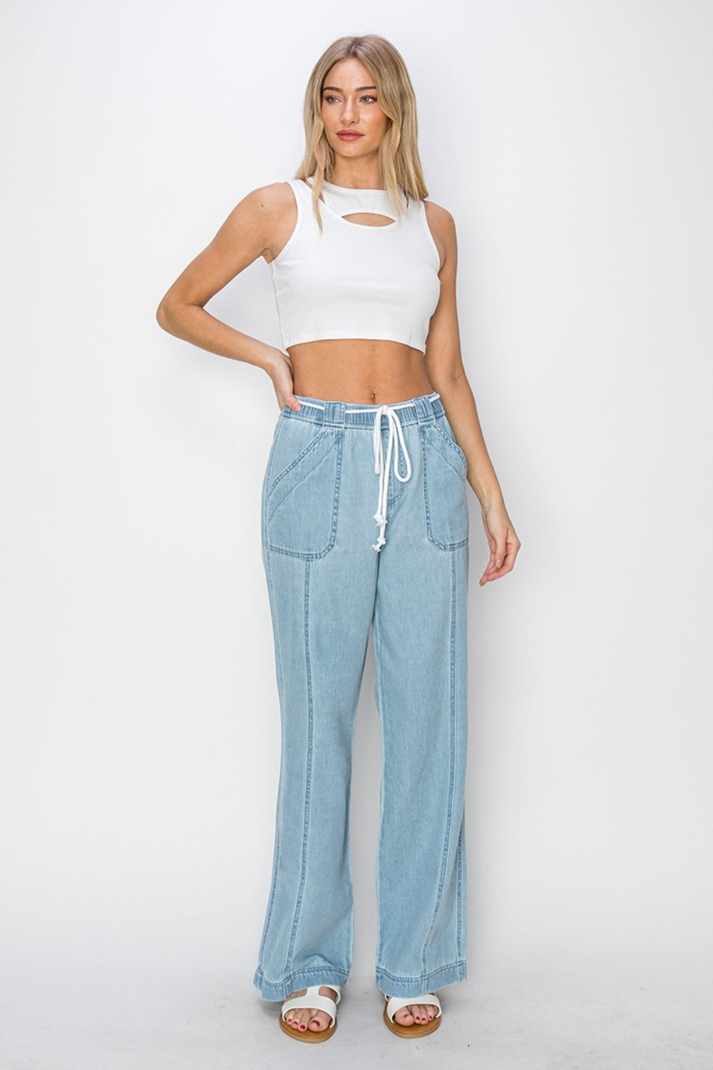 RISEN High Rise Straight Jeans-Jeans-Krush Kandy, Women's Online Fashion Boutique Located in Phoenix, Arizona (Scottsdale Area)
