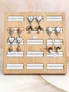 Angel Dahlia & Deer Fawn Earrings no4-Earrings-Krush Kandy, Women's Online Fashion Boutique Located in Phoenix, Arizona (Scottsdale Area)