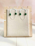 Dahlia Chain Hoop Earrings-Earrings-Krush Kandy, Women's Online Fashion Boutique Located in Phoenix, Arizona (Scottsdale Area)