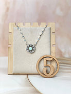 Crystals and Opal Necklace sno 44-Necklaces-Krush Kandy, Women's Online Fashion Boutique Located in Phoenix, Arizona (Scottsdale Area)