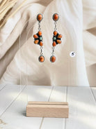 Floating Daisy Drop Dangle Earrings-Earrings-Krush Kandy, Women's Online Fashion Boutique Located in Phoenix, Arizona (Scottsdale Area)