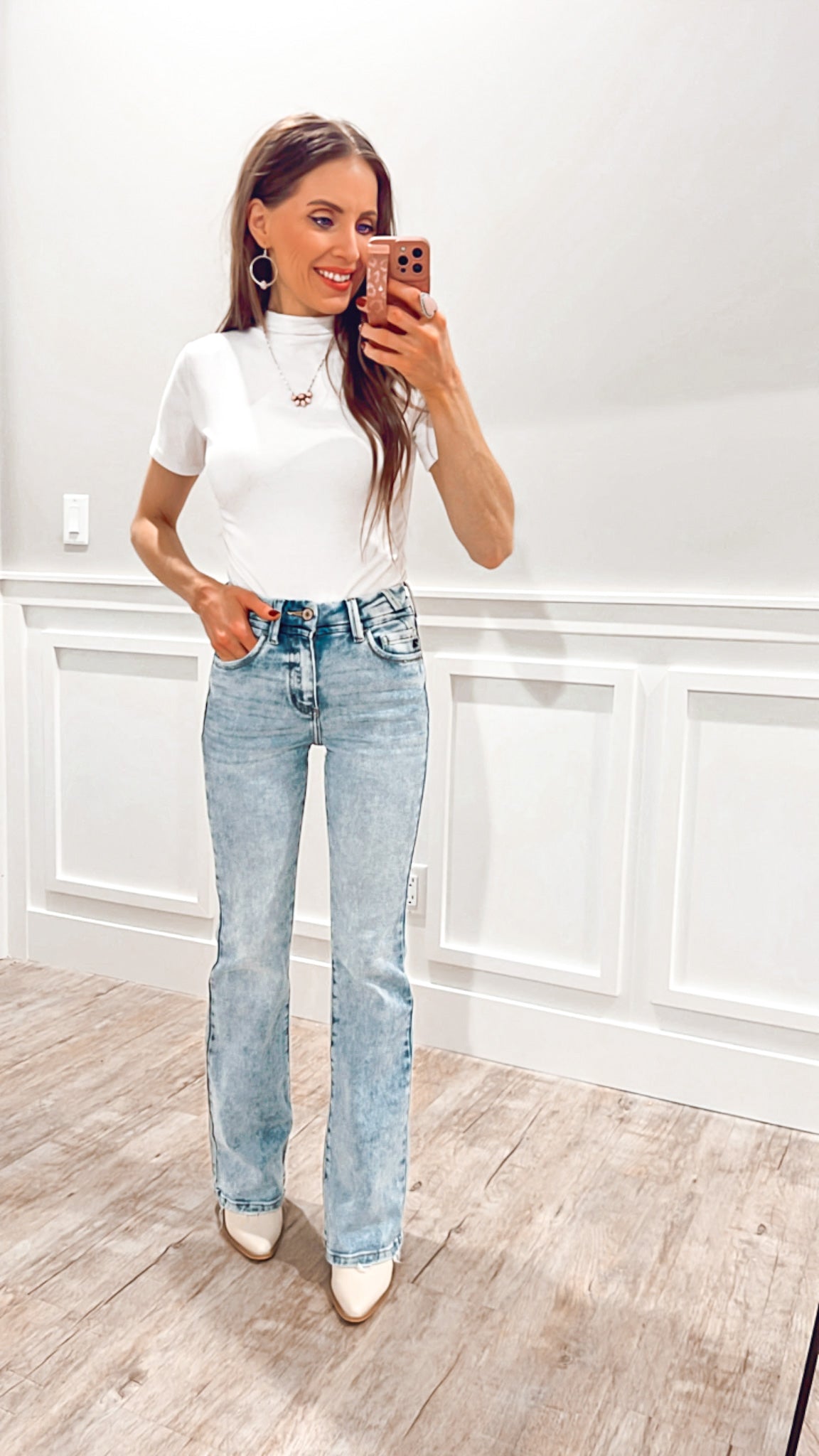 Strut Your Stuff High Rise Kancan Flare Jeans-Jeans-Krush Kandy, Women's Online Fashion Boutique Located in Phoenix, Arizona (Scottsdale Area)