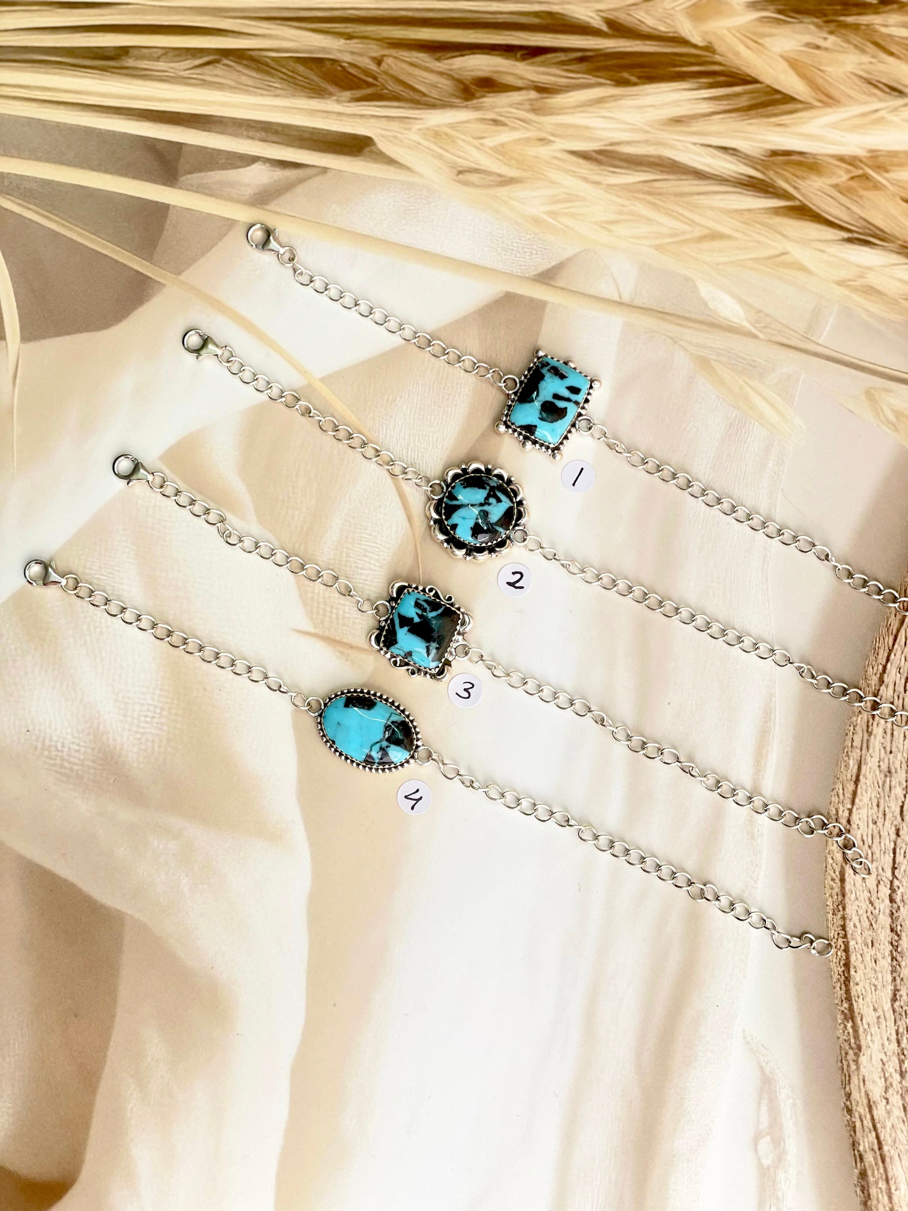 Cutest Dahlia Boho Slab Bracelets-Bracelets-Krush Kandy, Women's Online Fashion Boutique Located in Phoenix, Arizona (Scottsdale Area)