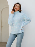 Heart Mock Neck Sweater-Krush Kandy, Women's Online Fashion Boutique Located in Phoenix, Arizona (Scottsdale Area)