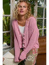 POL Long Sleeve Exaggerated Button Sweater Cardigan-Cardigans-Krush Kandy, Women's Online Fashion Boutique Located in Phoenix, Arizona (Scottsdale Area)