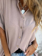 The Everyday Pop Button-Down Shirt-Krush Kandy, Women's Online Fashion Boutique Located in Phoenix, Arizona (Scottsdale Area)