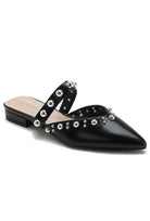 Flat Sandals with Trendy Studded Strap-Shoes-Krush Kandy, Women's Online Fashion Boutique Located in Phoenix, Arizona (Scottsdale Area)