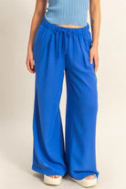 HYFVE Elasticized Waist Wide Leg Pants-PANTS-Krush Kandy, Women's Online Fashion Boutique Located in Phoenix, Arizona (Scottsdale Area)