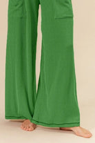 BiBi 2tone Cord Rib Waist Band Side Pocket Pants-Pants-Krush Kandy, Women's Online Fashion Boutique Located in Phoenix, Arizona (Scottsdale Area)