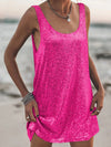 Sequin Scoop Neck Mini Dress-Dresses-Krush Kandy, Women's Online Fashion Boutique Located in Phoenix, Arizona (Scottsdale Area)