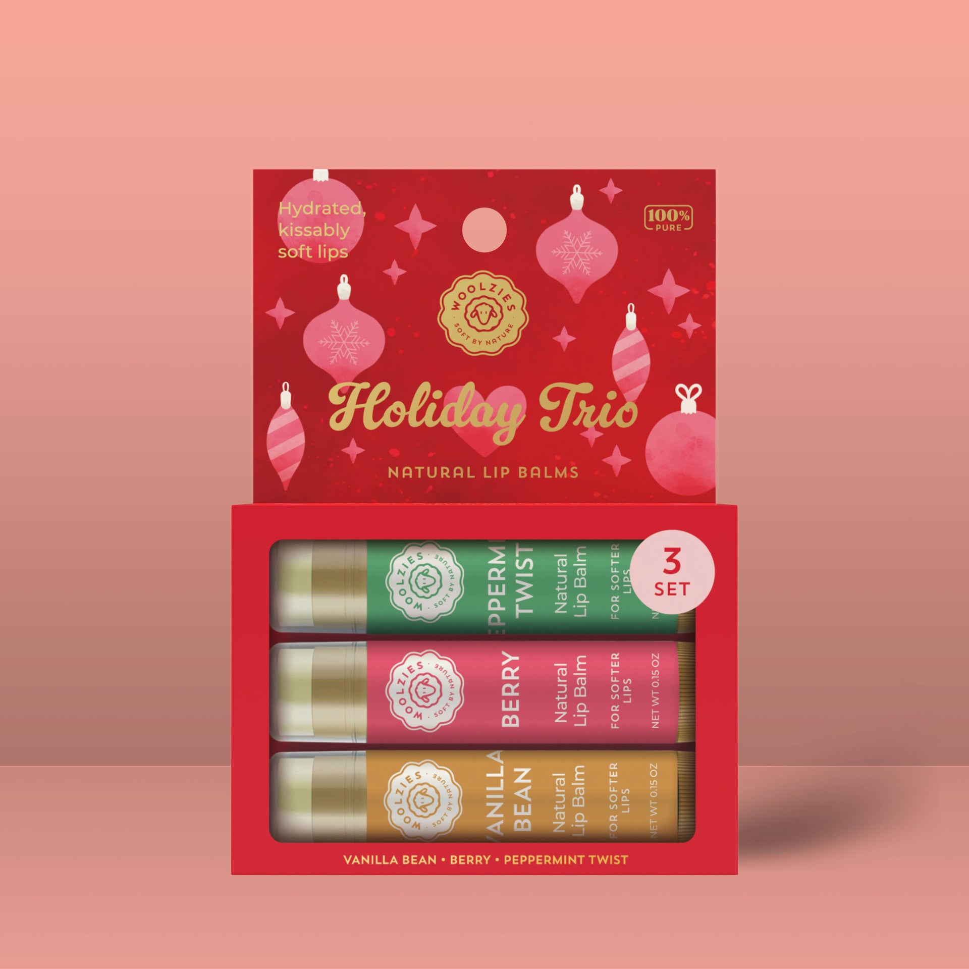 Holiday Trio Lip Balm Set-Accessories-Krush Kandy, Women's Online Fashion Boutique Located in Phoenix, Arizona (Scottsdale Area)