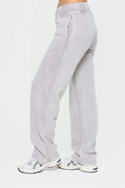 Mono B Elastic Waist Fleece Pants with Pockets-Pants-Krush Kandy, Women's Online Fashion Boutique Located in Phoenix, Arizona (Scottsdale Area)