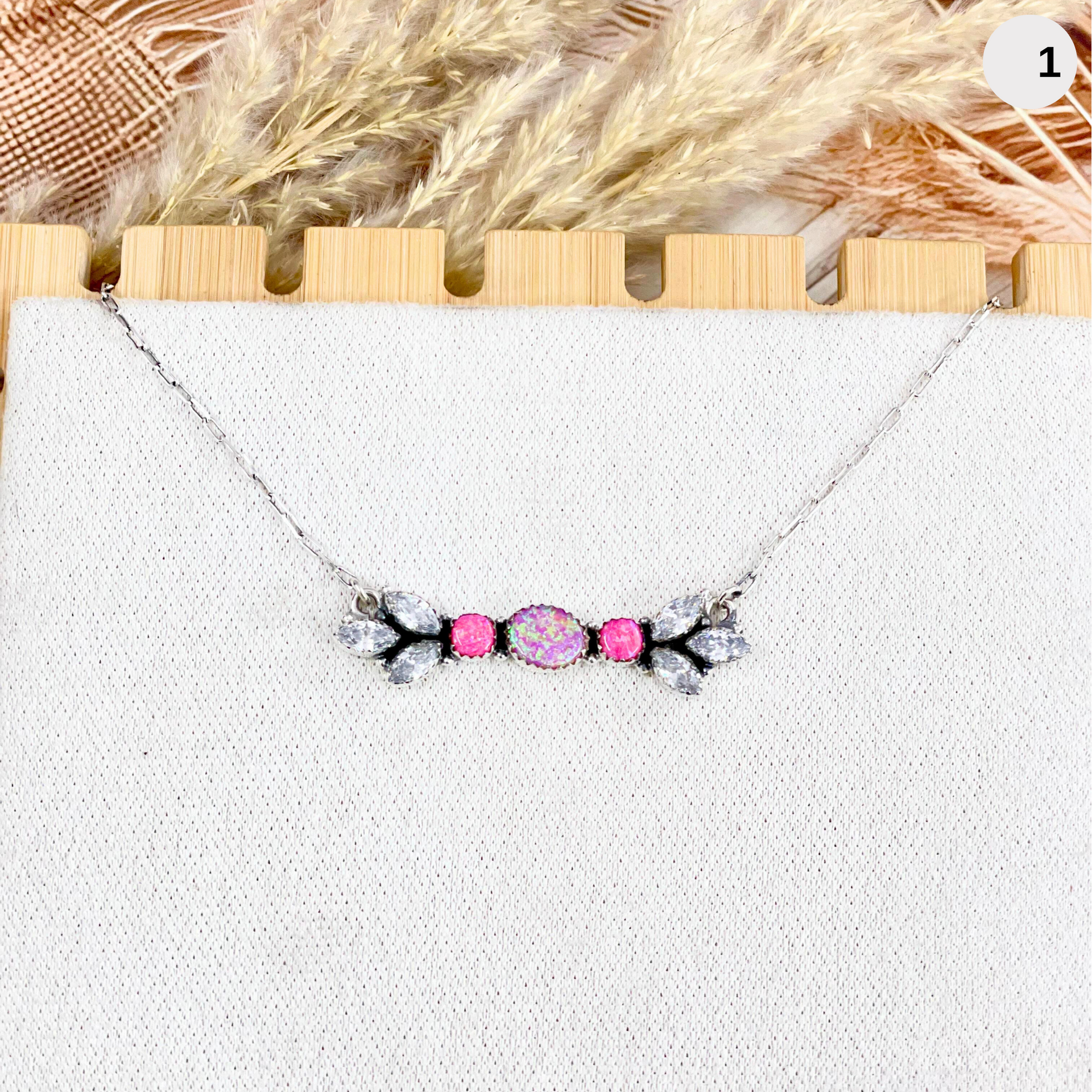 Opal Wonderland Crystal Necklaces-Necklaces-Krush Kandy, Women's Online Fashion Boutique Located in Phoenix, Arizona (Scottsdale Area)