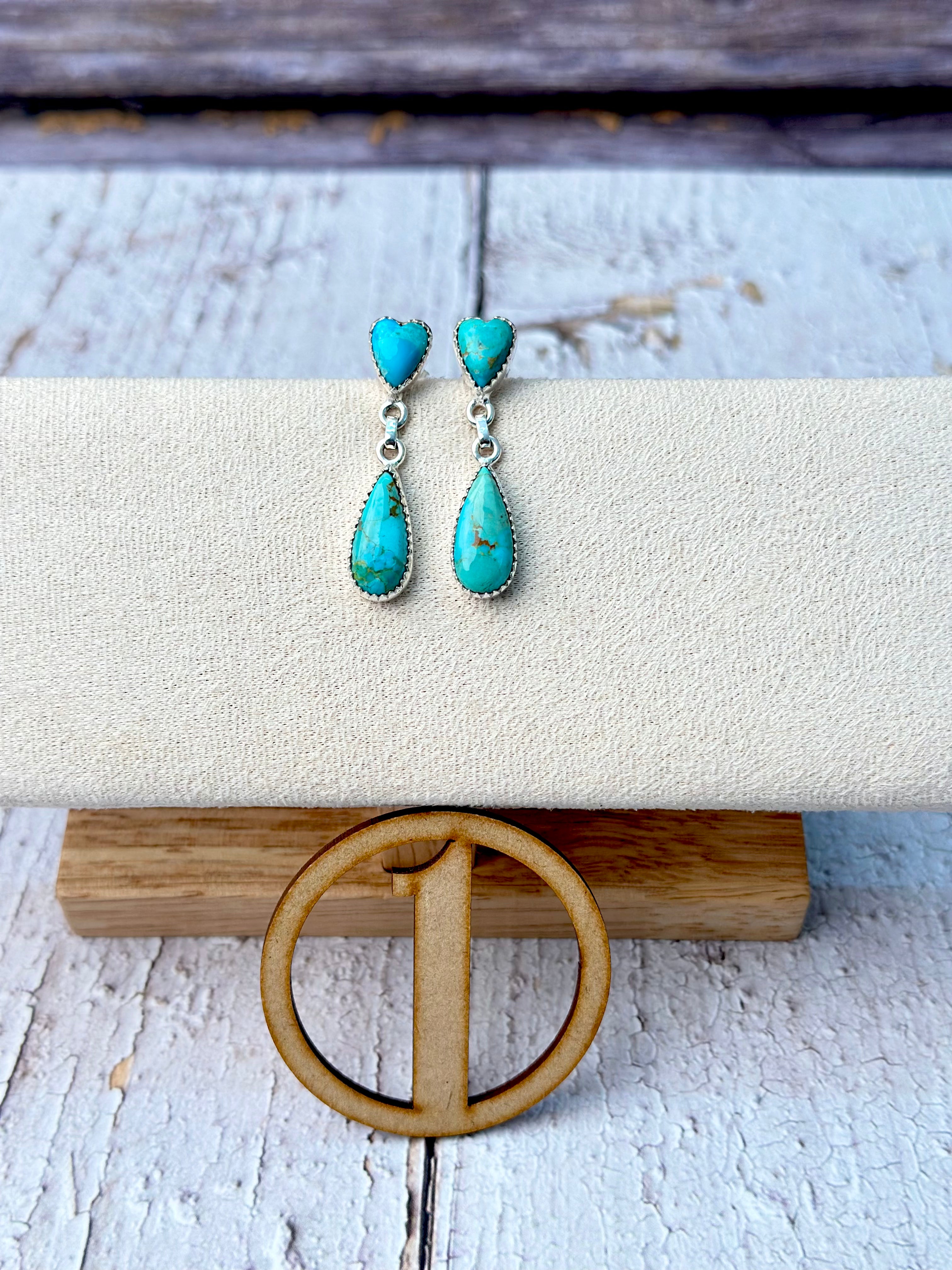 Turquoise & Lapis Earrings-Earrings-Krush Kandy, Women's Online Fashion Boutique Located in Phoenix, Arizona (Scottsdale Area)