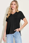 Basic Bae Essential V-Neck Bamboo Top-Tops-Krush Kandy, Women's Online Fashion Boutique Located in Phoenix, Arizona (Scottsdale Area)