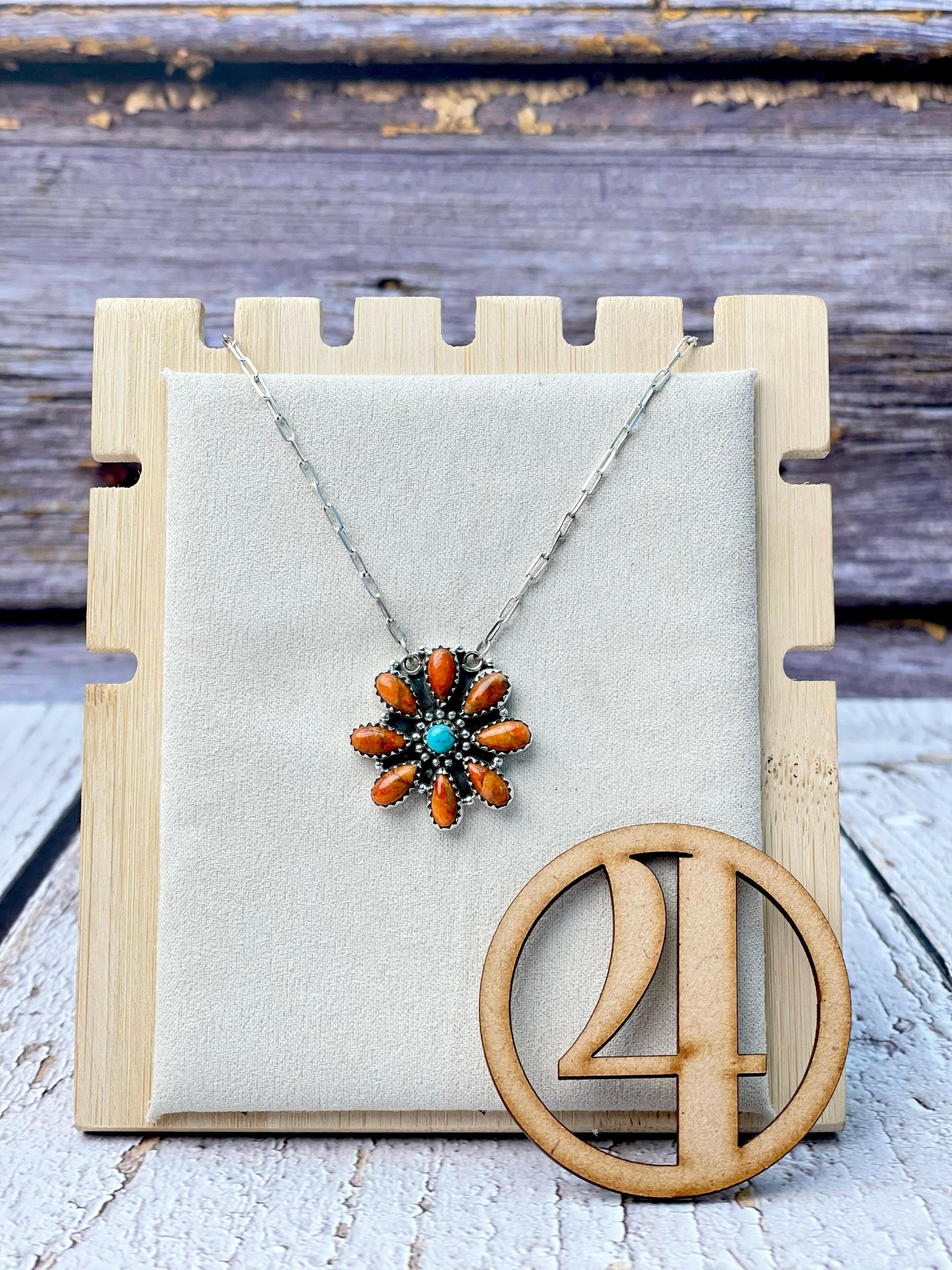 Blooming Stone Necklaces-Necklaces-Krush Kandy, Women's Online Fashion Boutique Located in Phoenix, Arizona (Scottsdale Area)