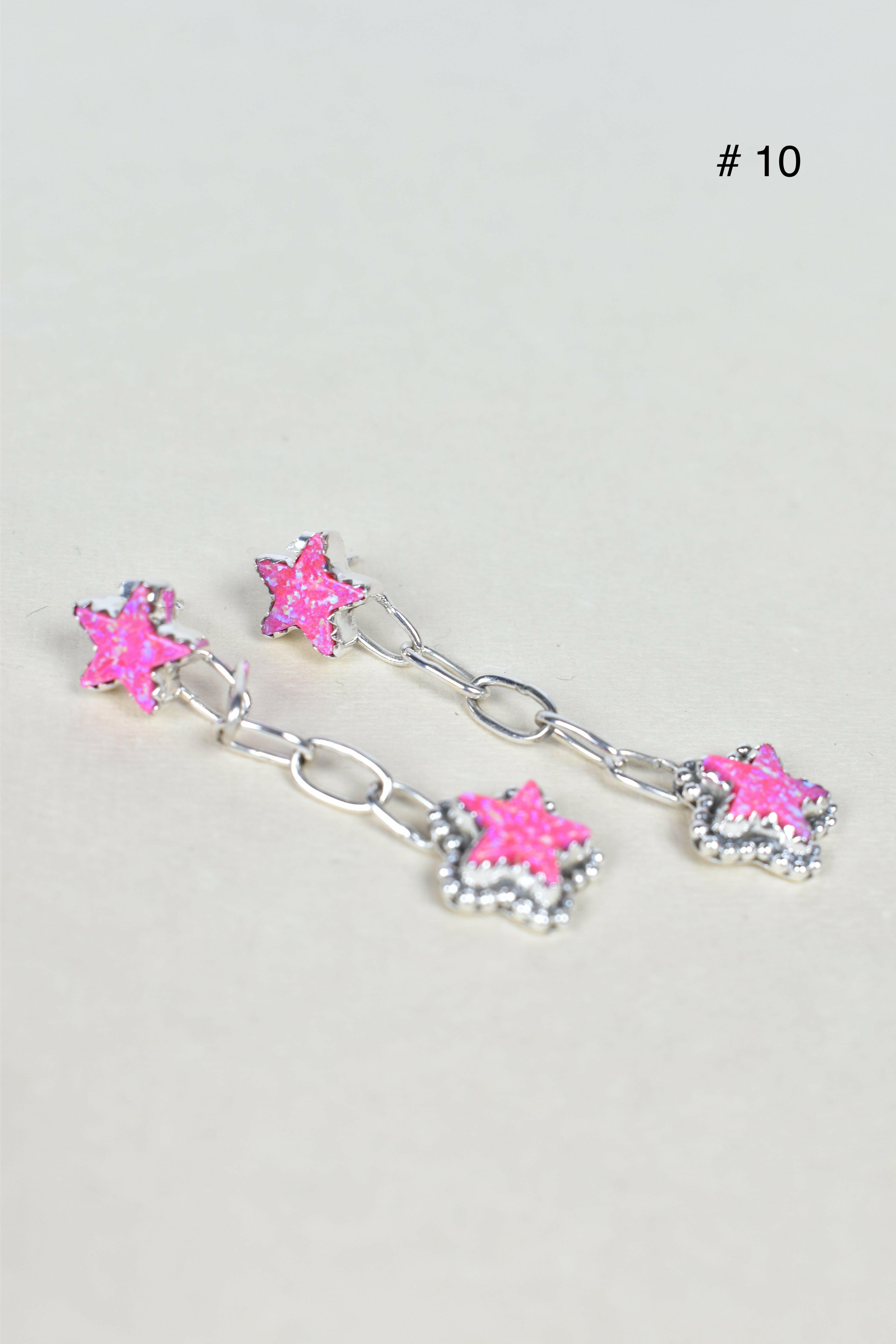 Gem Duet Chain Drop Earrings-Drop Earrings-Krush Kandy, Women's Online Fashion Boutique Located in Phoenix, Arizona (Scottsdale Area)