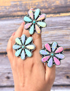 Multi Ultimate Opal Blooming Ring-Rings-Krush Kandy, Women's Online Fashion Boutique Located in Phoenix, Arizona (Scottsdale Area)