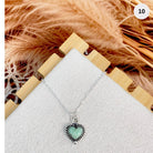 Little Heart Stone Necklace-Necklaces-Krush Kandy, Women's Online Fashion Boutique Located in Phoenix, Arizona (Scottsdale Area)