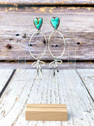 Desert Hearts Sterling Silver Bow Earrings-Earrings-Krush Kandy, Women's Online Fashion Boutique Located in Phoenix, Arizona (Scottsdale Area)