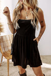 Wide Strap Mini Dress with Pockets-Dresses-Krush Kandy, Women's Online Fashion Boutique Located in Phoenix, Arizona (Scottsdale Area)
