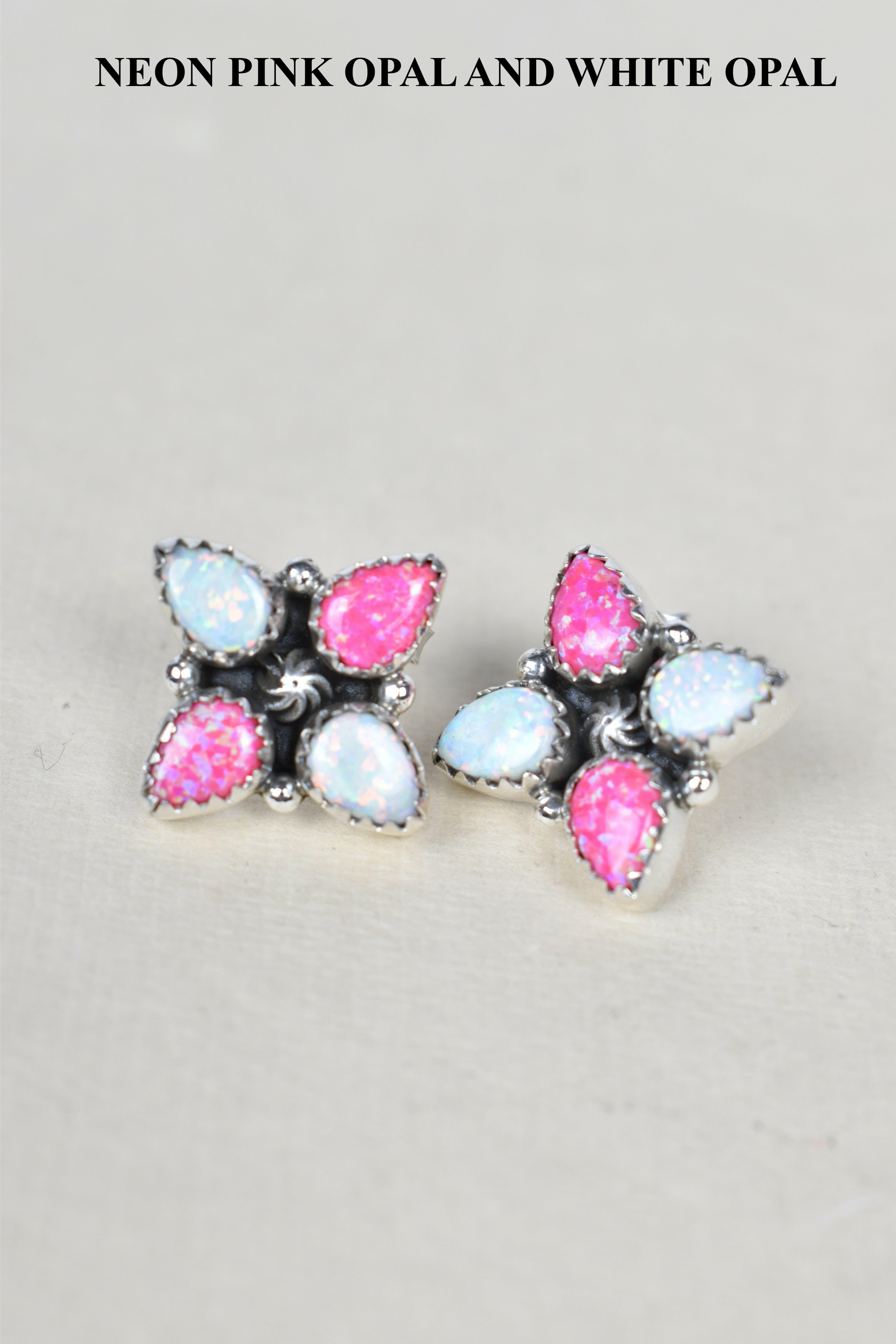 Shirley One of a Kind Stud Cluster Earrings-Stud Earrings-Krush Kandy, Women's Online Fashion Boutique Located in Phoenix, Arizona (Scottsdale Area)