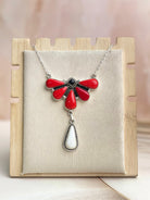 Halloween Necklace Rosarita & Black Onyx sno 8-Necklaces-Krush Kandy, Women's Online Fashion Boutique Located in Phoenix, Arizona (Scottsdale Area)